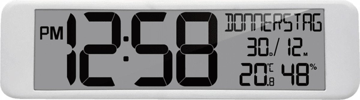 Horloge radio pilotée Technoline - température humidité - date - ws 8120