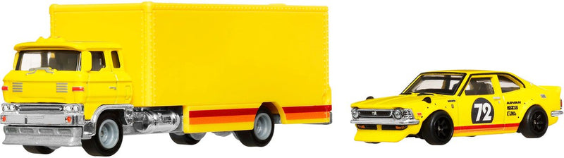 Culture automobile Hot Wheels : transport d'équipe jbm34, ensemble de véhicules, 3 ans, métal, jaune