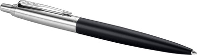 Stylo à bille Parker Jotter XL | Richmond noir mat | détail chromé | point moyen | encre bleue | coffret cadeau