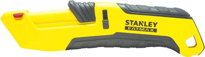 Stanley fatmax - couteau de sécurité - lame à retrait automatique - 3 réglages - manche bi-matière