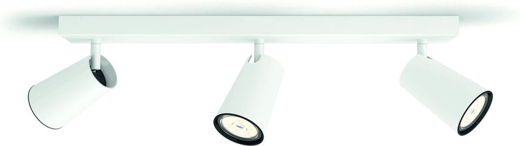 Spot en saillie Philips LED Philips Paisley - 3 lumières - blanc