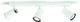 Spot en saillie Philips LED Philips Paisley - 3 lumières - blanc