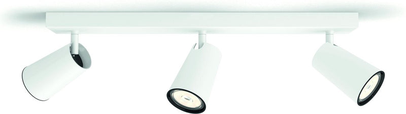 Spot en saillie Philips LED Philips Paisley - 3 lumières - blanc