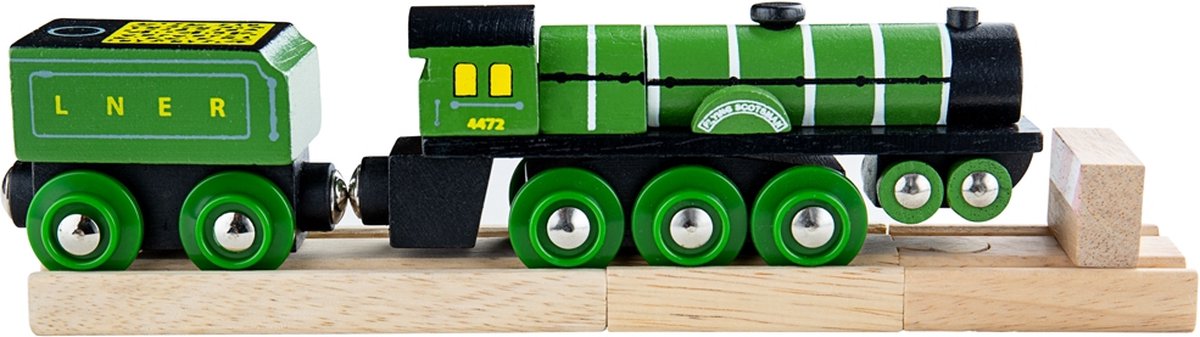 Bigjigs Train en bois volant Scotsmann