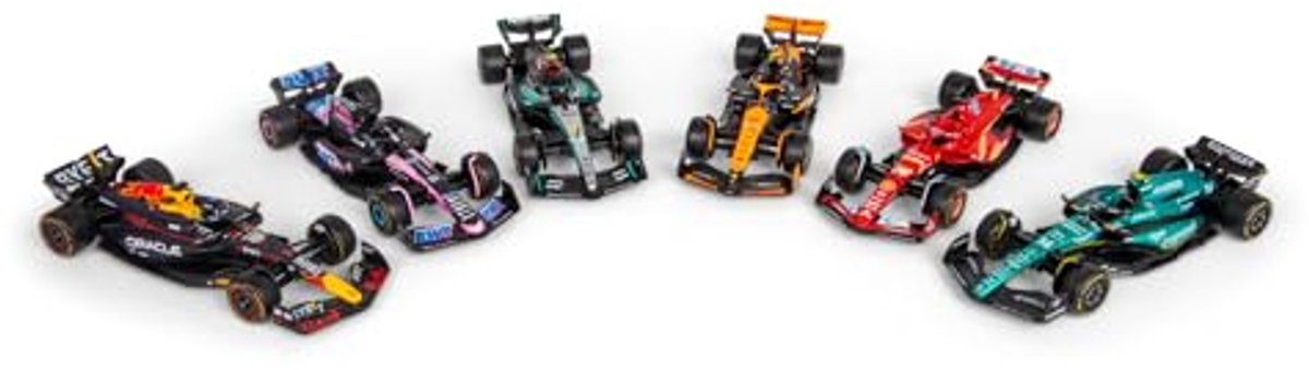 Voiture de course Bburago F1 2024, modèle réduit 1:43, voiture jouet.