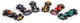 Voiture de course Bburago F1 2024, modèle réduit 1:43, voiture jouet.
