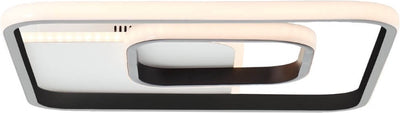 Brilliant merapi - plafonnier - LED 32w - 3000k - blanc noir