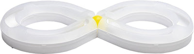 Beeztees rail de jeu pour chaton agty - jouet pour chat - plastique - blanc - 50x24x5,5