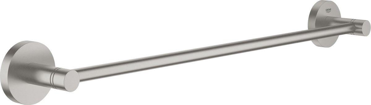 Porte-serviettes Grohe essentials - 450 mm - super acier (acier inoxydable)