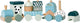 Eichhorn Block Block Train Panda, 16dlg.