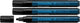 Instruments d'écriture Schneider marqueur peinture Schneider - maxx 270 - 1-3 mm - noir - 3 pièces - s-127001-3
