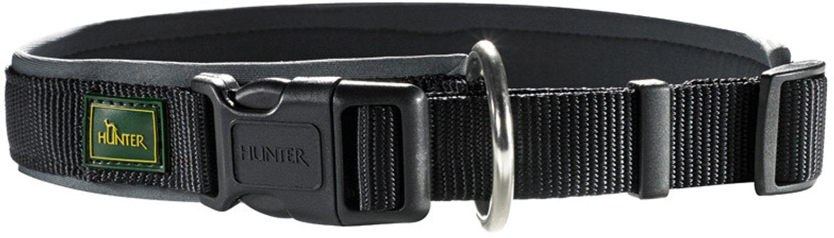 Collier pour chien Hunter vario plus - 30-35 cm - gris noir