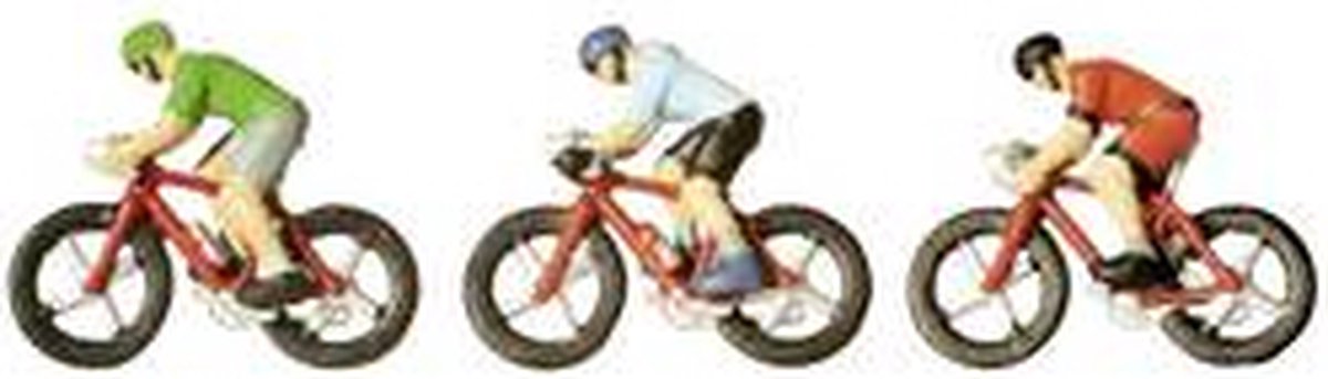 Ni 45897 figurines de cyclistes tt peintes