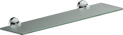 Etagère Eisl - verre - à coller ou à visser - chromée