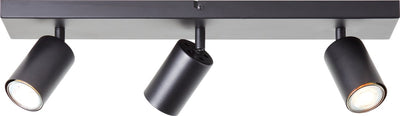 Brilliant jello - spot de plafond - gu10 3x4,5w - 3000k - noir