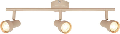 Briloner b.k.licht tapp - spot en saillie - spot de plafond (plafonnier) - 3x raccord gu10 - beige taupe - 47,5 cm