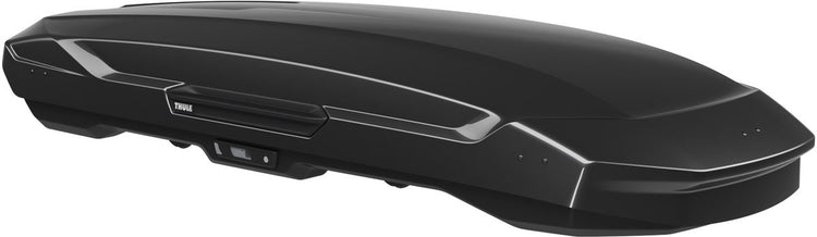 Thule motion 3 xxl low noir brillant - coffre de toit - ouverture 2 côtés - capacité de charge 75kg - capacité 590 l