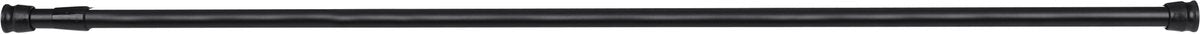 Tringle de douche ronde Differnz - réglable - 125 à 220 cm - noire
