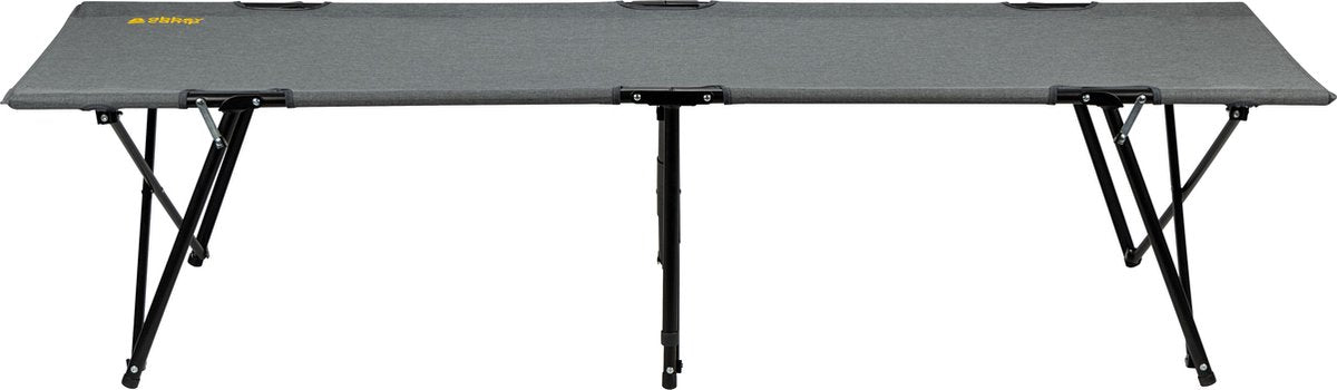 Lit de camping Abbey camp - 191x63x45 - zermat-191 - gris