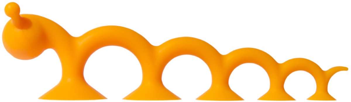 Figurine de jeu Moluk - boogi pilla orange - h16cm - avec ventouses pour toute surface lisse - 3 ans