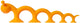 Figurine de jeu Moluk - boogi pilla orange - h16cm - avec ventouses pour toute surface lisse - 3 ans