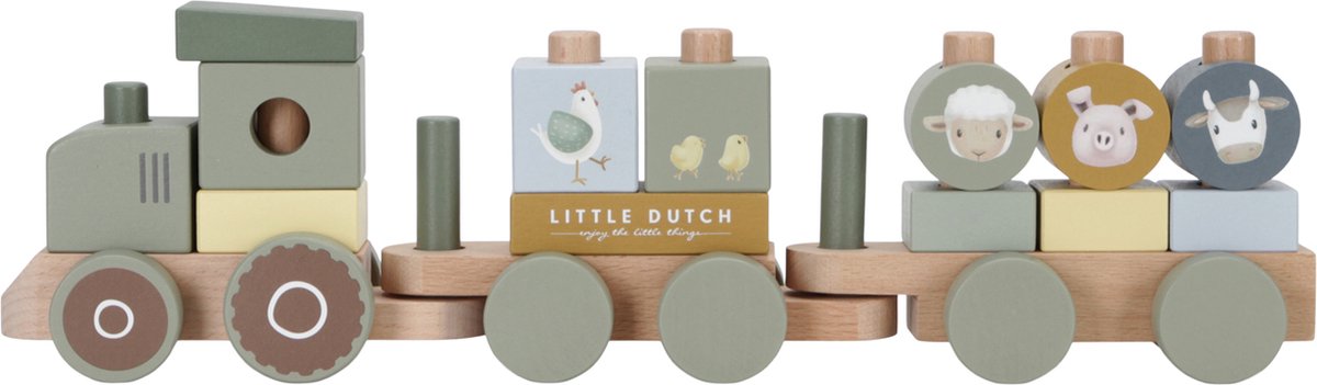 Tracteur de train Tiamo Little Farm Block