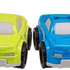 Couleur de la voiture de la ville et de la ville, ensemble de 2