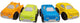 Couleur de la voiture de la ville et de la ville, ensemble de 2