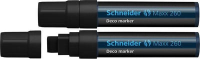 Instruments d'écriture Schneider marqueur à craie Schneider - maxx 260 - noir - 2 pièces - s-126001-2