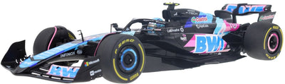 Aucune marque de voiture Alpine A524 Solido modèle de voiture 1:18 2024 Pierre Gasly BWT Alpine F1 Team S1814002 Monaco GP