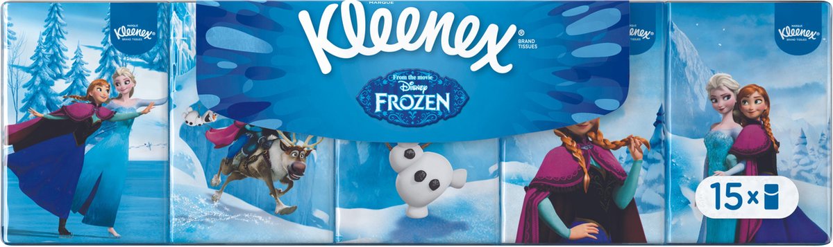 Kleenex ©disney mouchoir princesse 15x7 pcs