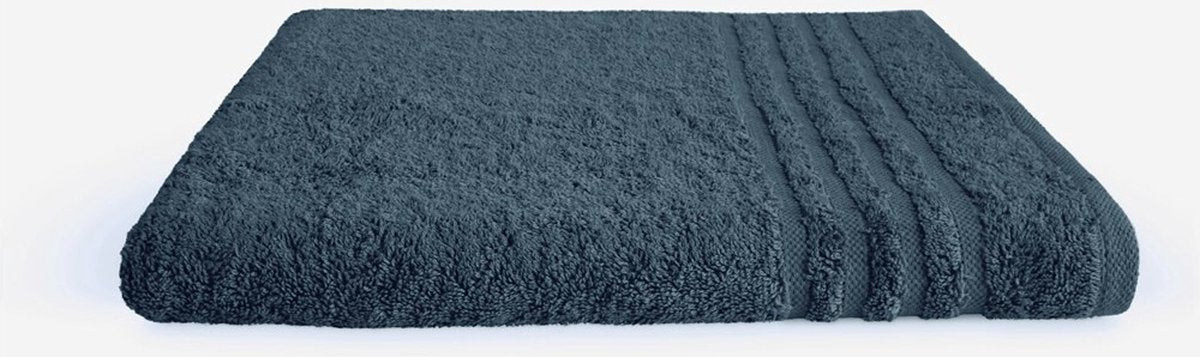 Byrklund serviette de bain Bath Basics - 70x140 - 100% coton - bleu foncé