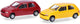 Herpa renault clio 16v rouge jaune (mini kit 2 pcs.)