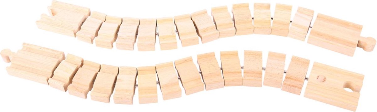 Bigjigs Rails en bois flexibles, 2e.