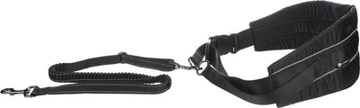 Flamingo Flamingo Dog Harness avec ceinture élastique canicross noir