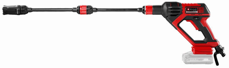 Nettoyeur haute pression à batterie Einhell hypresso 18 24-1 solo - power x-change - 18 v li-ion - max. 24 bars - 240 l h - incl. lance, buses diverses et pulvérisateur à mousse - excl. batterie et chargeur