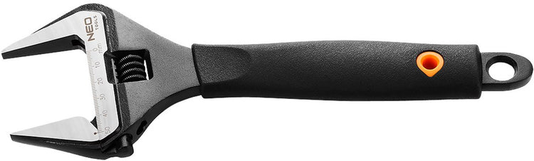 Grupa topex neo - clé à molette - 250 mm - acier chrome vanadium - poignée ergonomique TPR