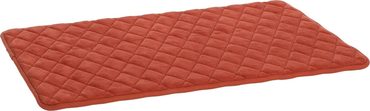 Coussin pour chien Flamingo - coussin orthopédique pour chien - coussin de banc en mousse à mémoire de forme - cognac weimar m - coussin cage métallique de luxe de haute qualité - 85,5 cm