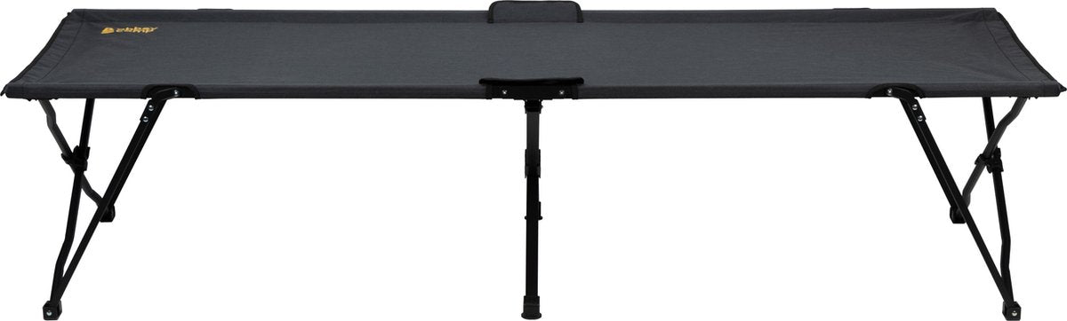 Lit de camping Abbey camp - asturia-206 - 206 x 75 x 47 cm - noir