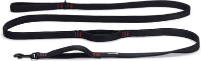 Beeztees parinca premium - laisse pour chien - nylon - noir - 300 cm x 25 mm