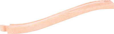 Rails en bois Bigjigs - entrée et sortie - 4 pcs.