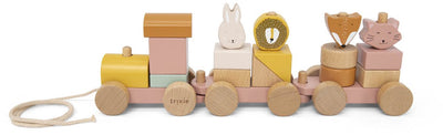 Trixie train animalier en bois mme. chat – 18 mois et plus – bois FSC - joli comme cadeau d'anniversaire