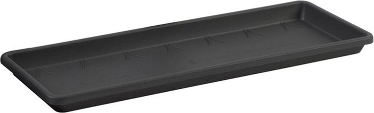 Elho barcelona balconnière soucoupe 70 - soucoupe pour balcon extérieur - ø 65,0 x h 2,8 cm - anthracite