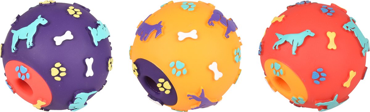 Jouet pour chien Flamingo – Snack Ball Taurus ø11cm – Snack Ball à remplir pour chiens – Jouet interactif pour chien