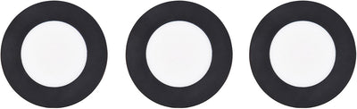 Trio himal - spot encastré - noir - incl. 3x SMD 3,5 W - montage au plafond - luminosité réglable - dip - interrupteur