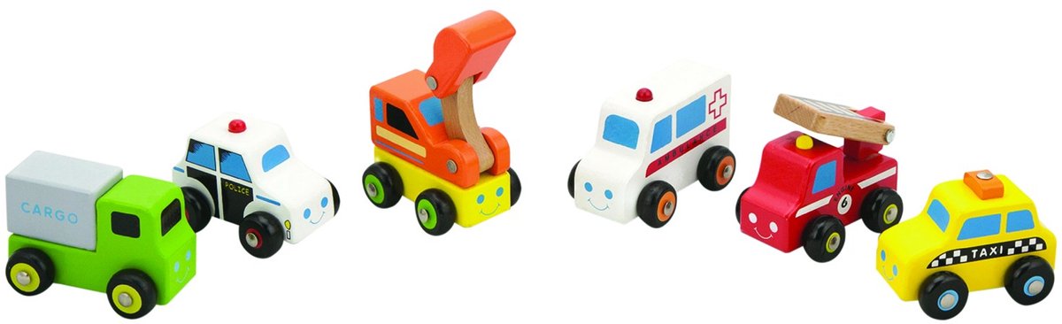 Viga mini voitures, taille 7-9 cm, 6 pièces 1 boîte