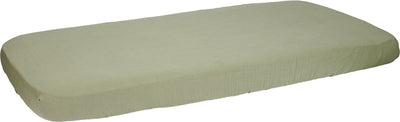 Drap-housse pour berceau Little Dutch - vert - petite ferme