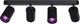 Plafonnier intelligent Calex - 4 lumières - spot intelligent en saillie - ovale - noir