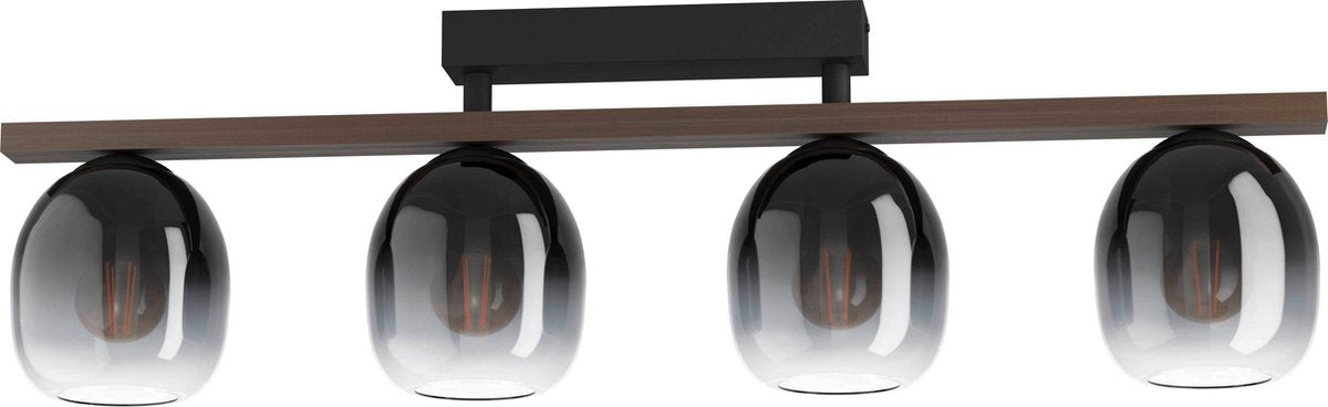 Plafonnier Eglo filago - e27 - 88 cm - marron noir