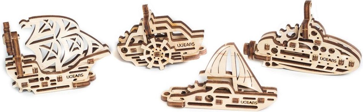 Ugears modélisme bois fidget bateaux